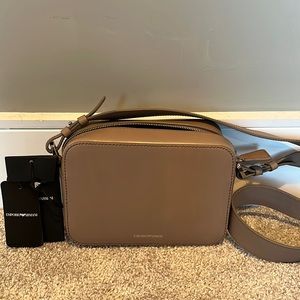 Emporio Armani crossbody light mauve-grey